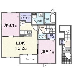 メゾン　ミモザIIの物件間取画像